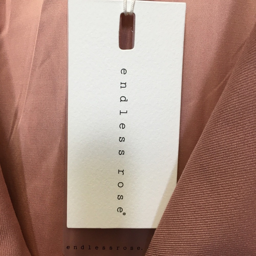 Endless Rose Single Breasted Blazer Women's M Dusty Pink Barbiecore Office Chic - Picture 4 of 16